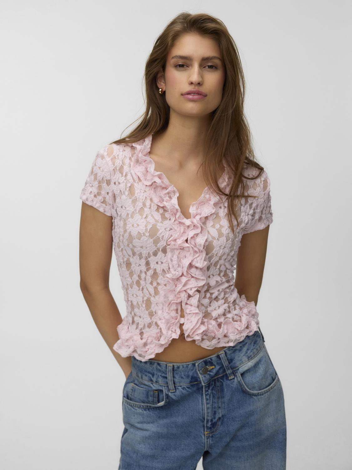 AWKIENNA Top - Pink-A-Boo - VERO MODA & VILA Bergvik
